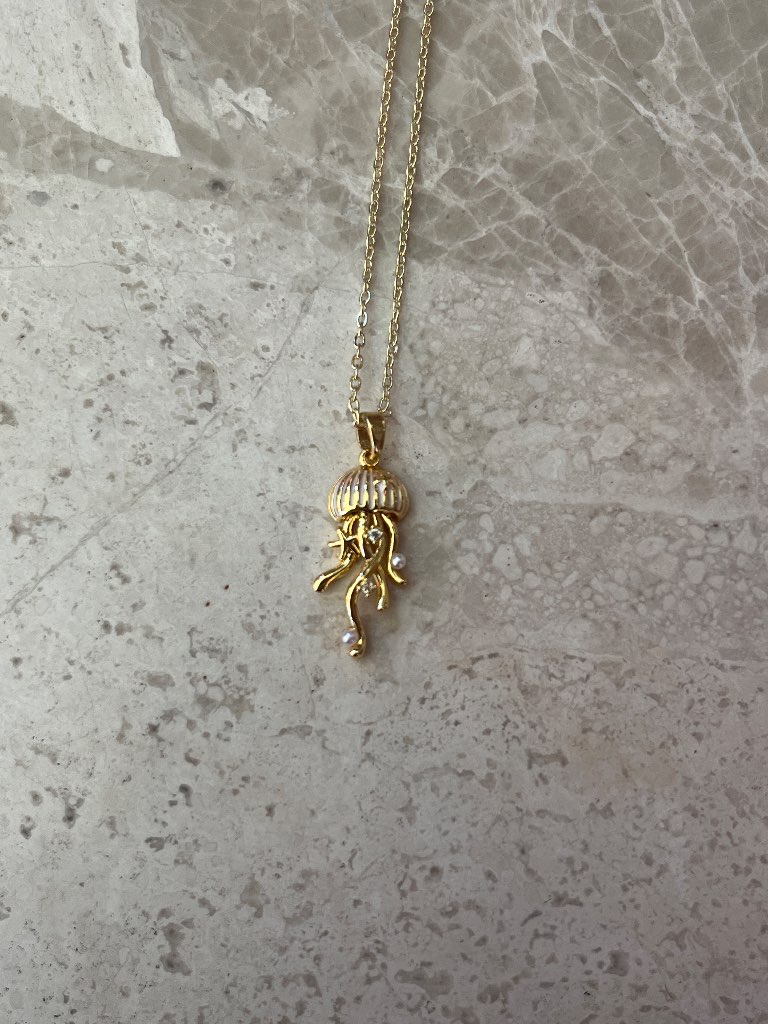 Missbeqa İnci Detay Aqua Kolye