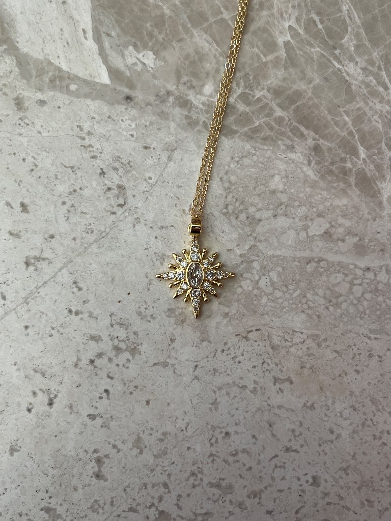 Missbeqa Polaris Taşlı Kolye