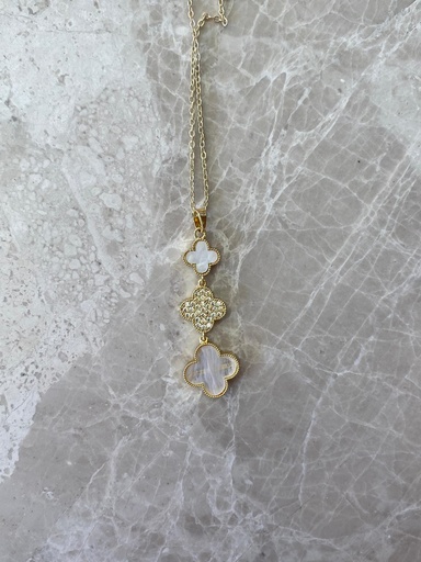 Missbeqa Van Cleef Model Gold Kolye