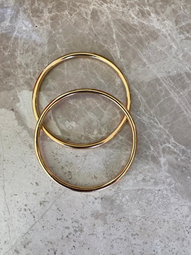 Missbeqa 2’li Gold Çelik Bilezik