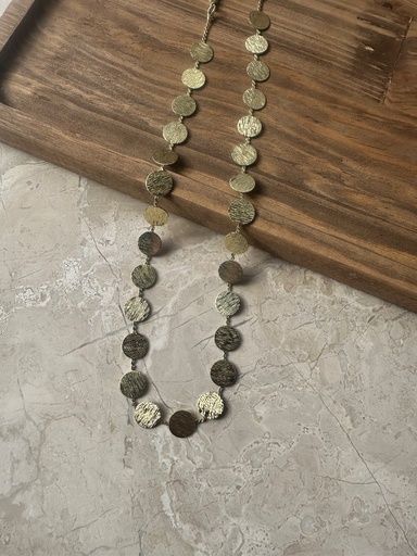Ezme Model Gold Kolye 
